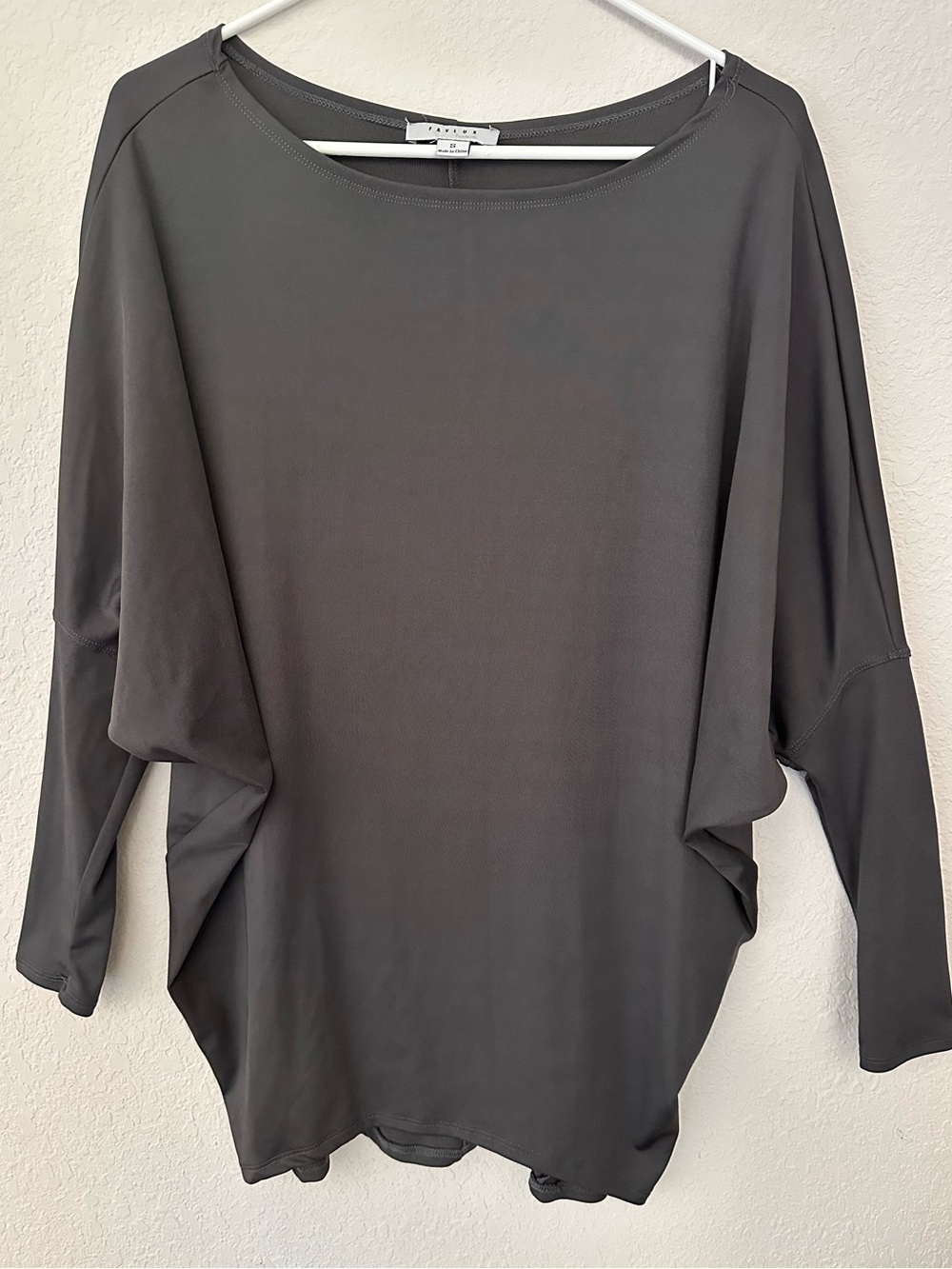 FAVLUX Dolman Long-Sleeve Top in Dark Olive